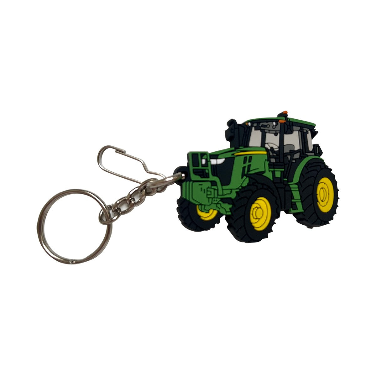 John Deere Classic 6 Series Tractor Keychain