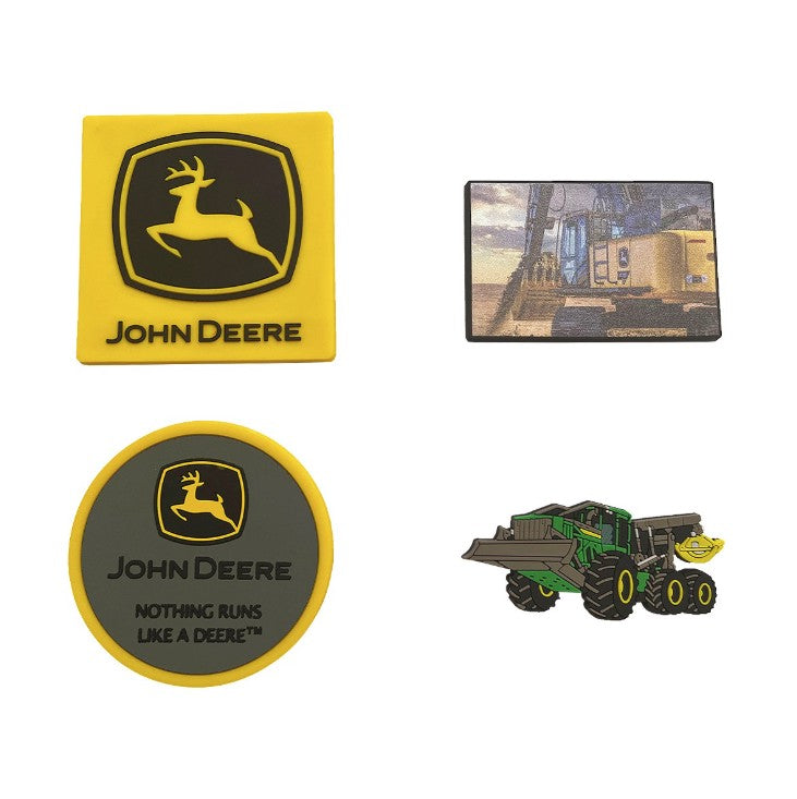 John Deere Construction & Forestry Fridge Magnets (Set of 4)