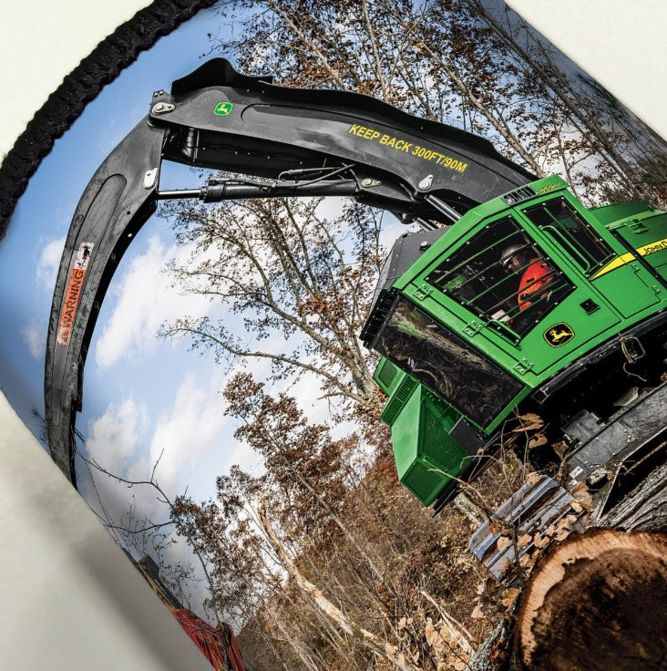 John Deere Printed Magnetic Stubby Cooler