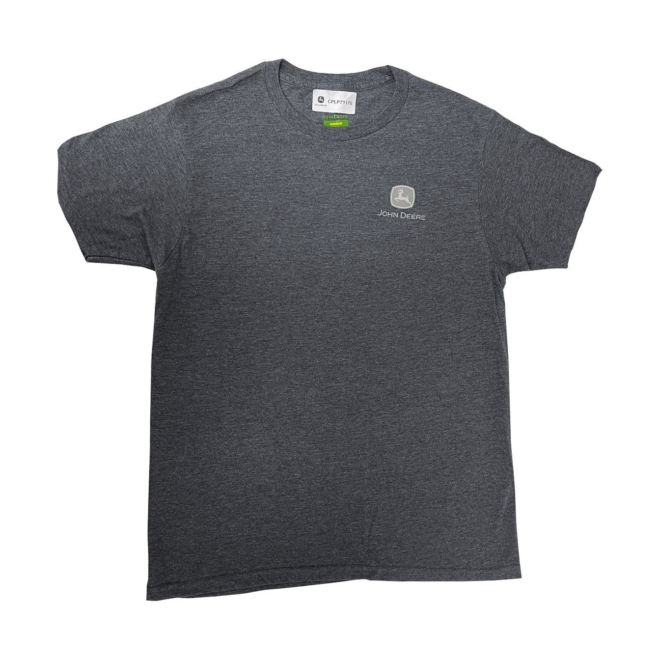 John Deere Men's Charcoal Power Up Tee