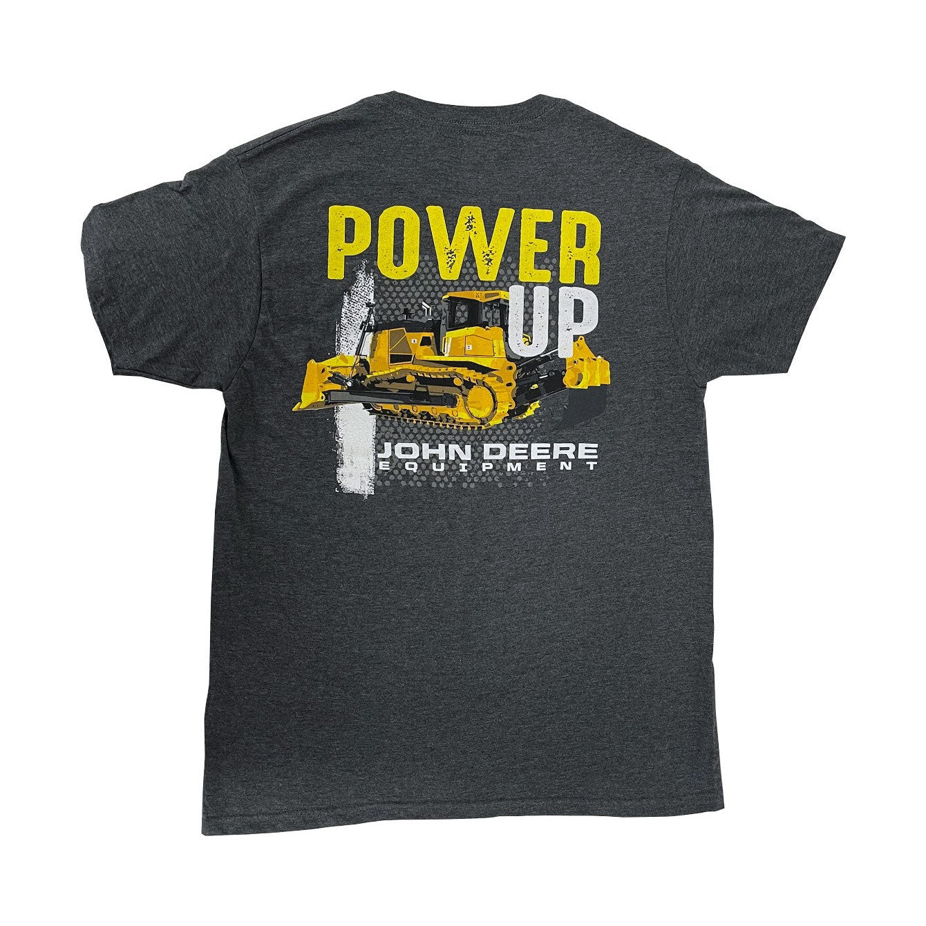 John Deere Men's Charcoal Power Up Tee