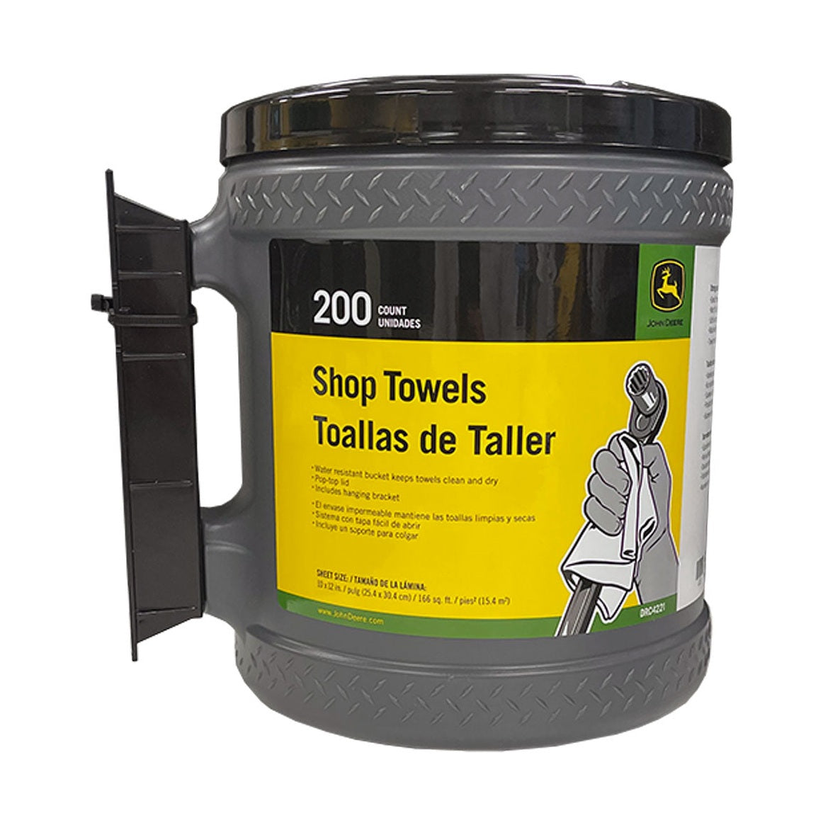 John Deere Shop Towel Bucket - PMDRC4221