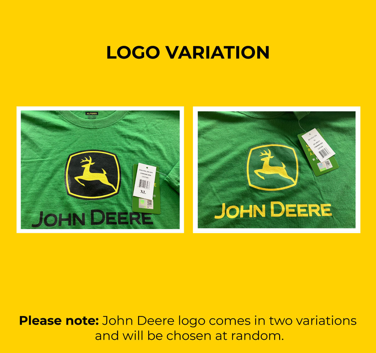 John Deere Green Logo Tee