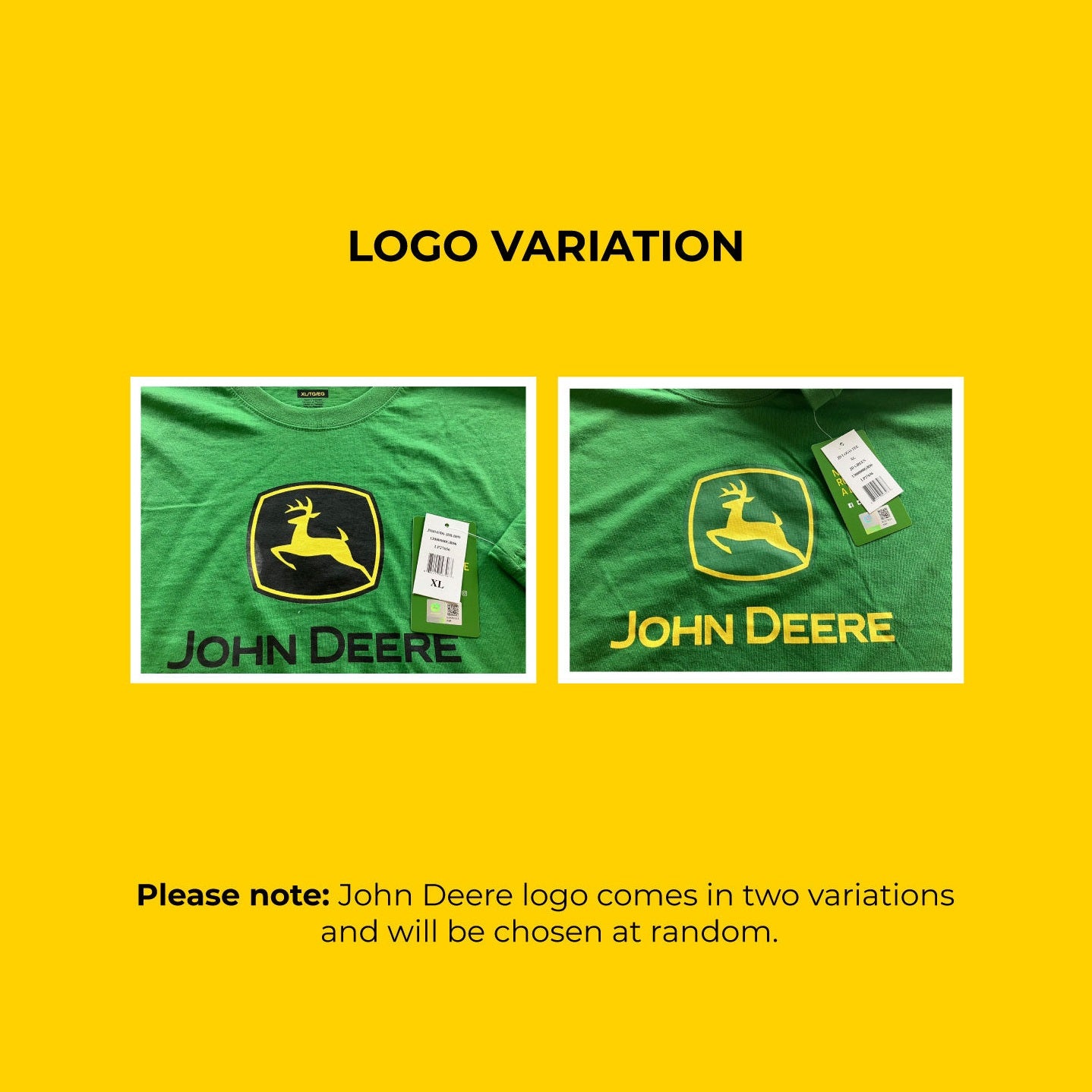 John Deere Green Logo Tee