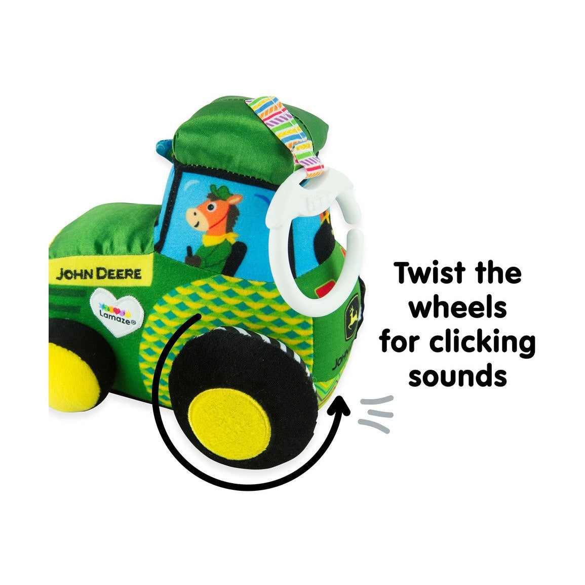 John Deere Clip & Go Tractor Baby Toy RDO Equipment - RDO Equipment