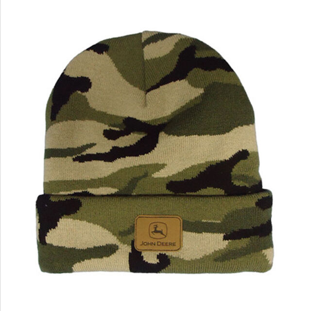 John Deere Camo Cuff Knit Beanie