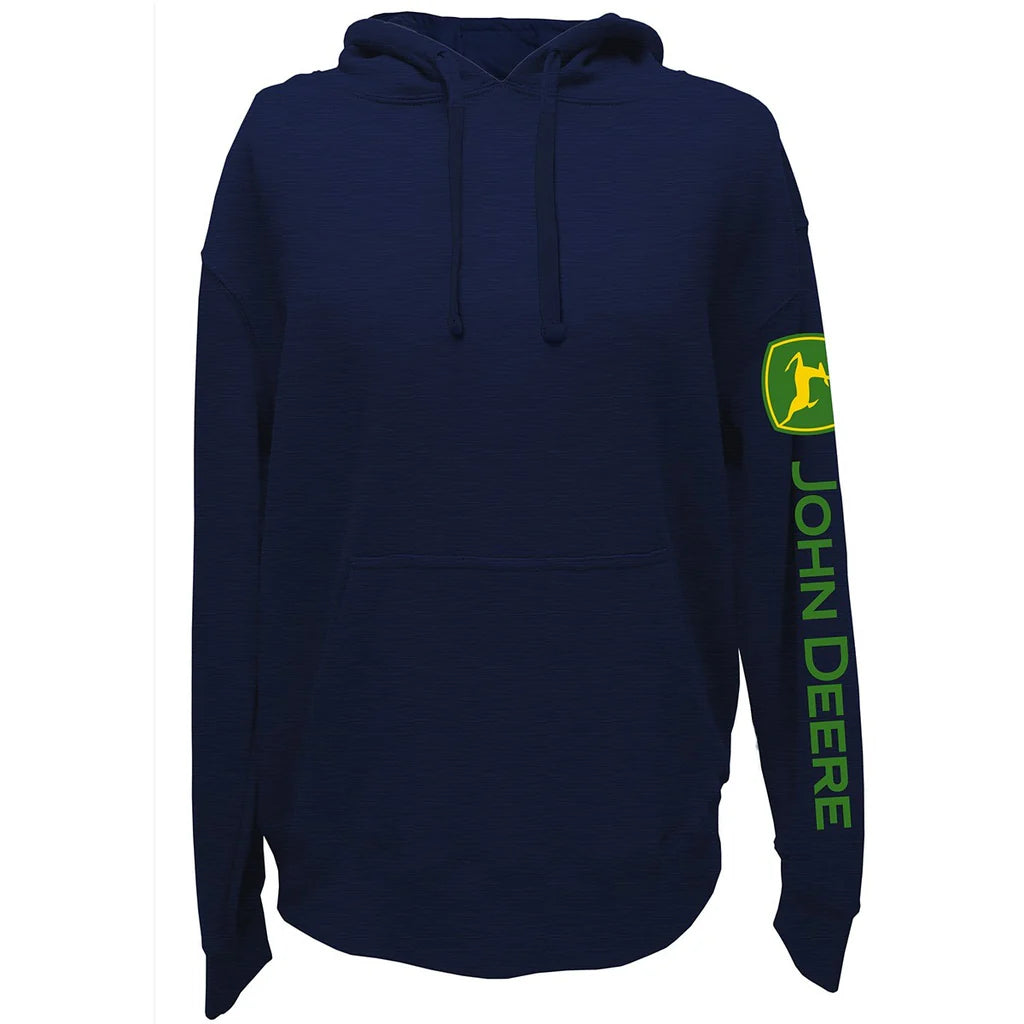 John Deere Men’s Navy Sleeve Logo Hoodie