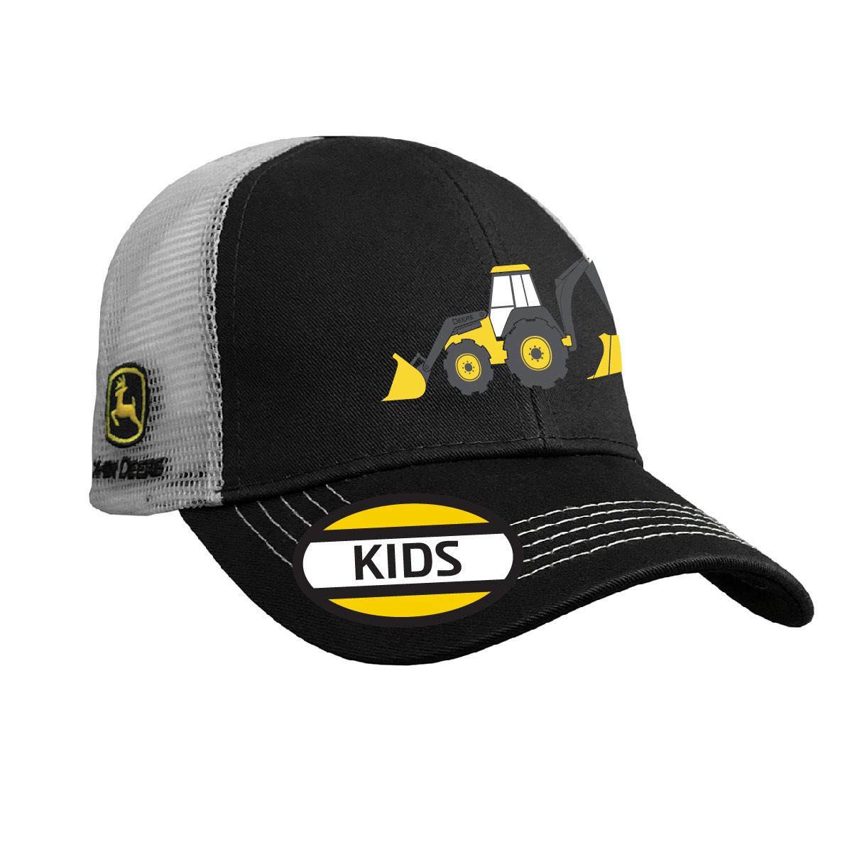John Deere Kids Backhoe Loader Trucker Cap