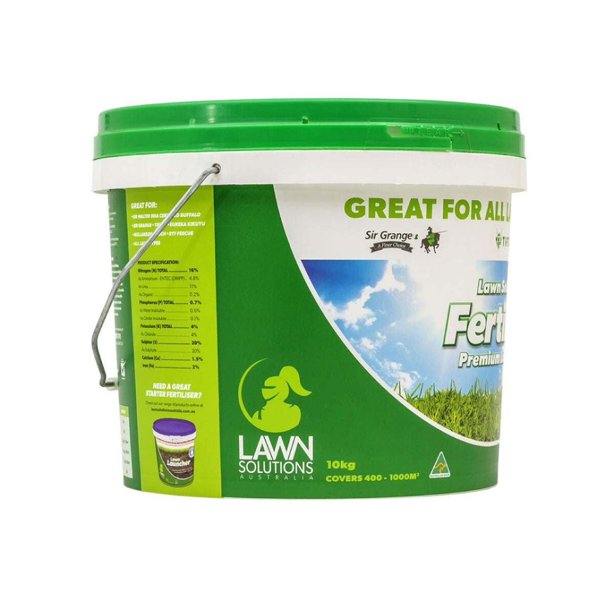 Lawn Solutions Australia Premium Granular Fertiliser 10kg