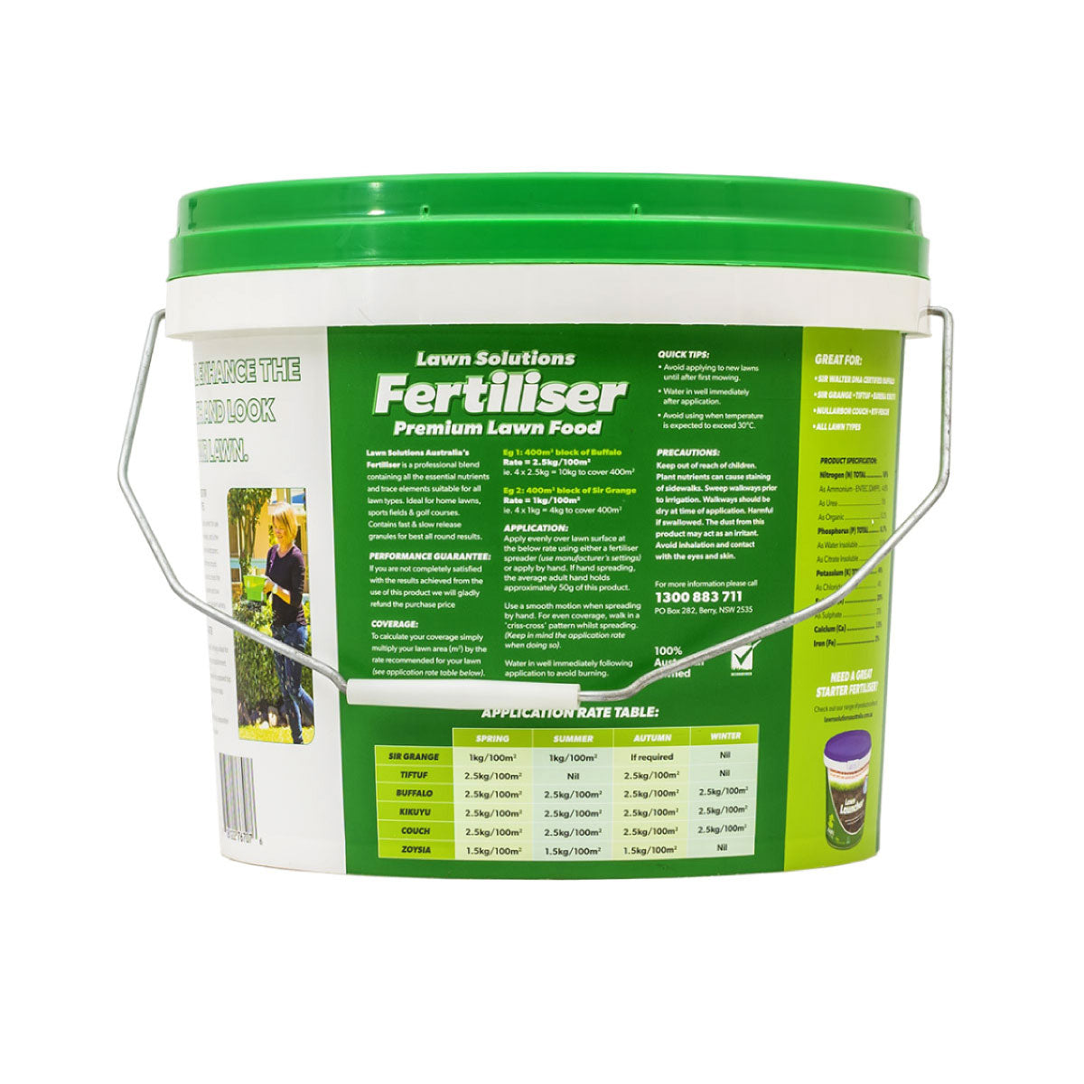 Lawn Solutions Australia Premium Granular Fertiliser 10kg