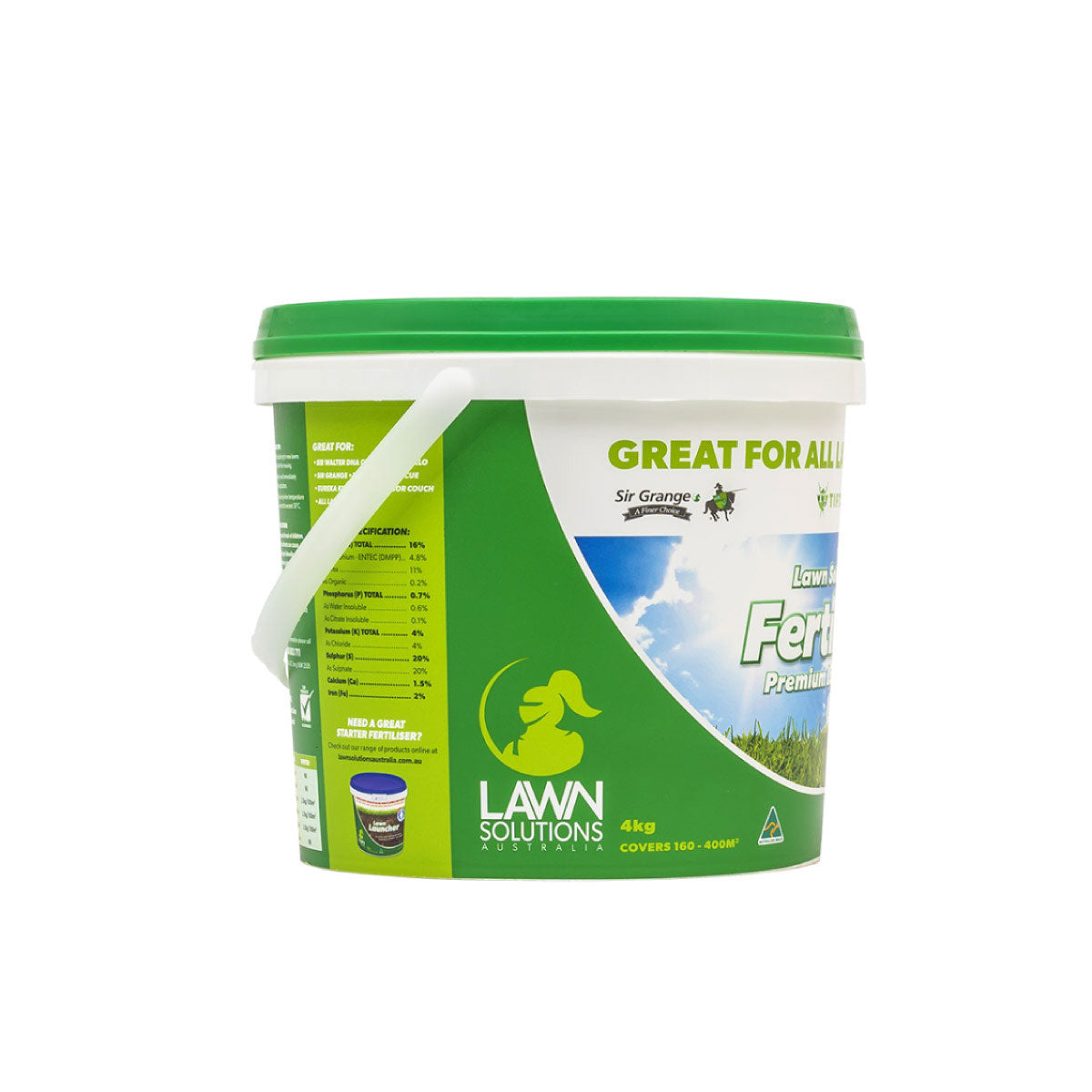 Lawn Solutions Australia Premium Fertiliser 4kg