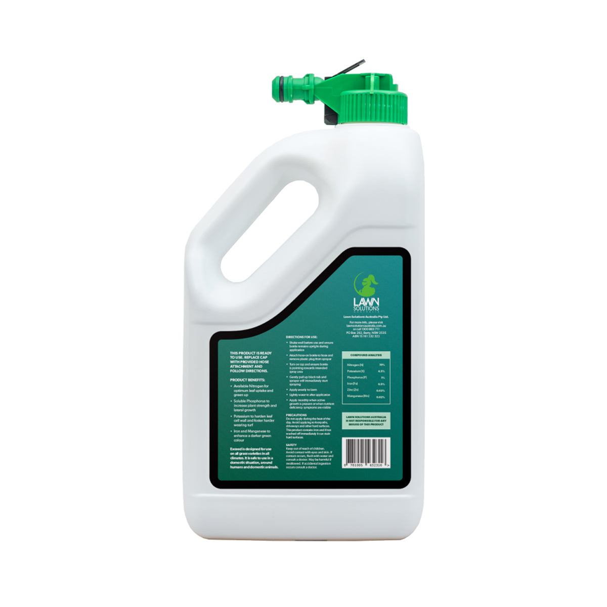 Lawn Solutions Australia Exceed 2L Hose-on Liquid Fertiliser