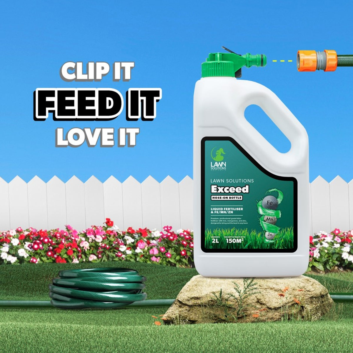 Lawn Solutions Australia Exceed 2L Hose-on Liquid Fertiliser