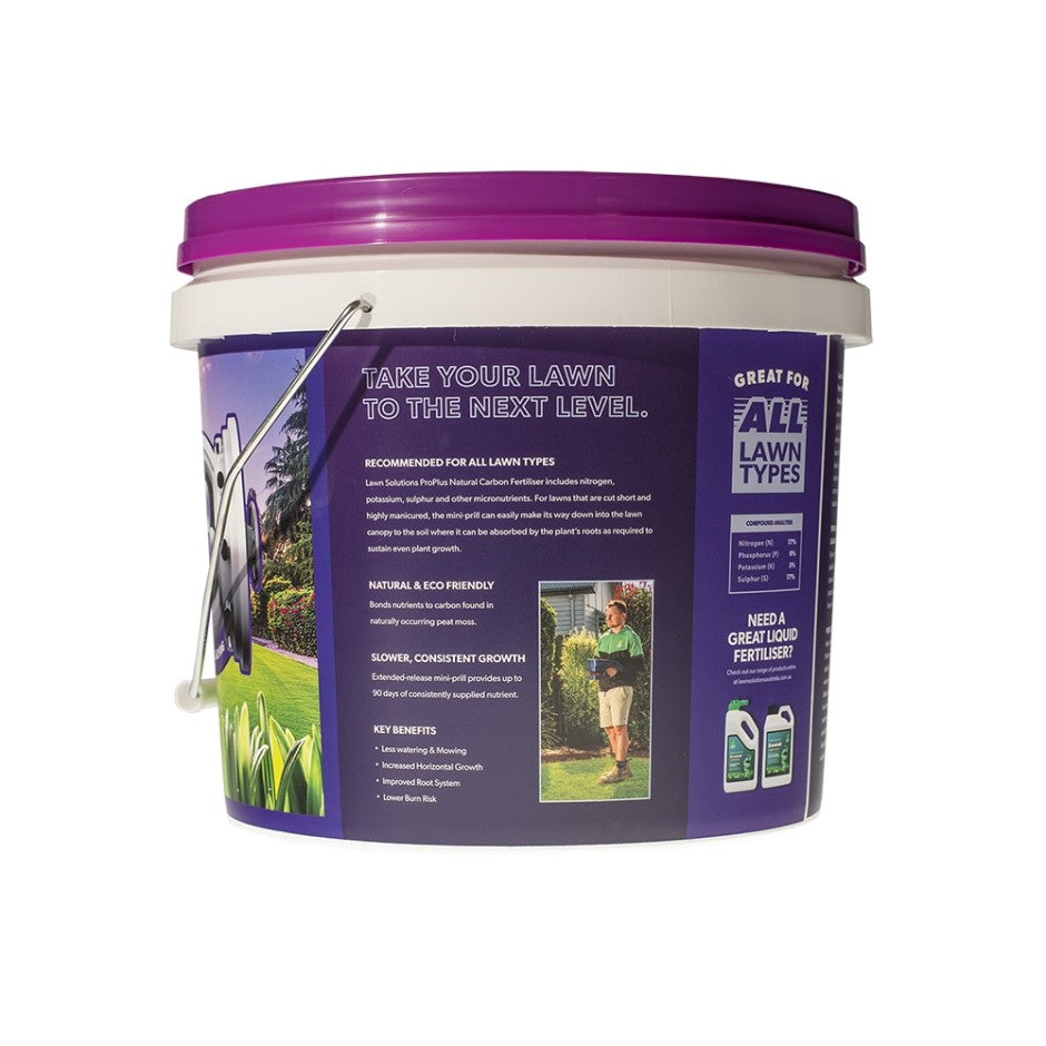 Lawn Solutions Australia Natural Carbon Mini-Prill Lawn Fertiliser 9kg