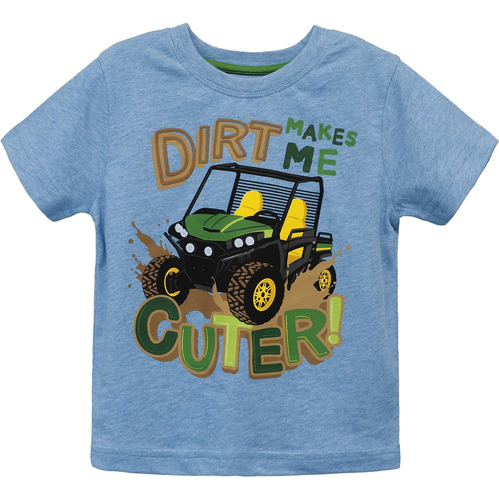 John Deere Toddler Dirt Makes Me Cuter Tee