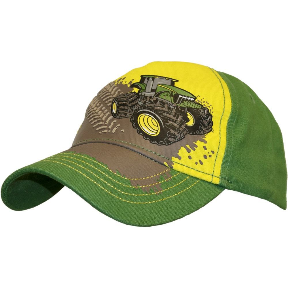 John Deere Kids Mud Track Tractor Cap