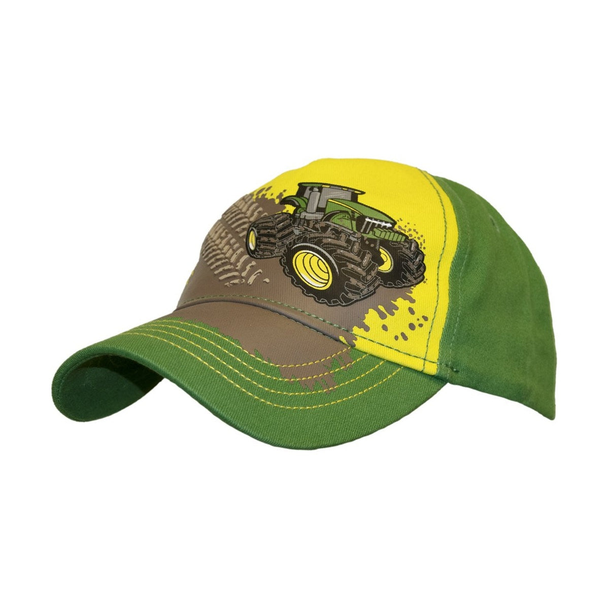 John Deere Kids Mud Track Tractor Cap