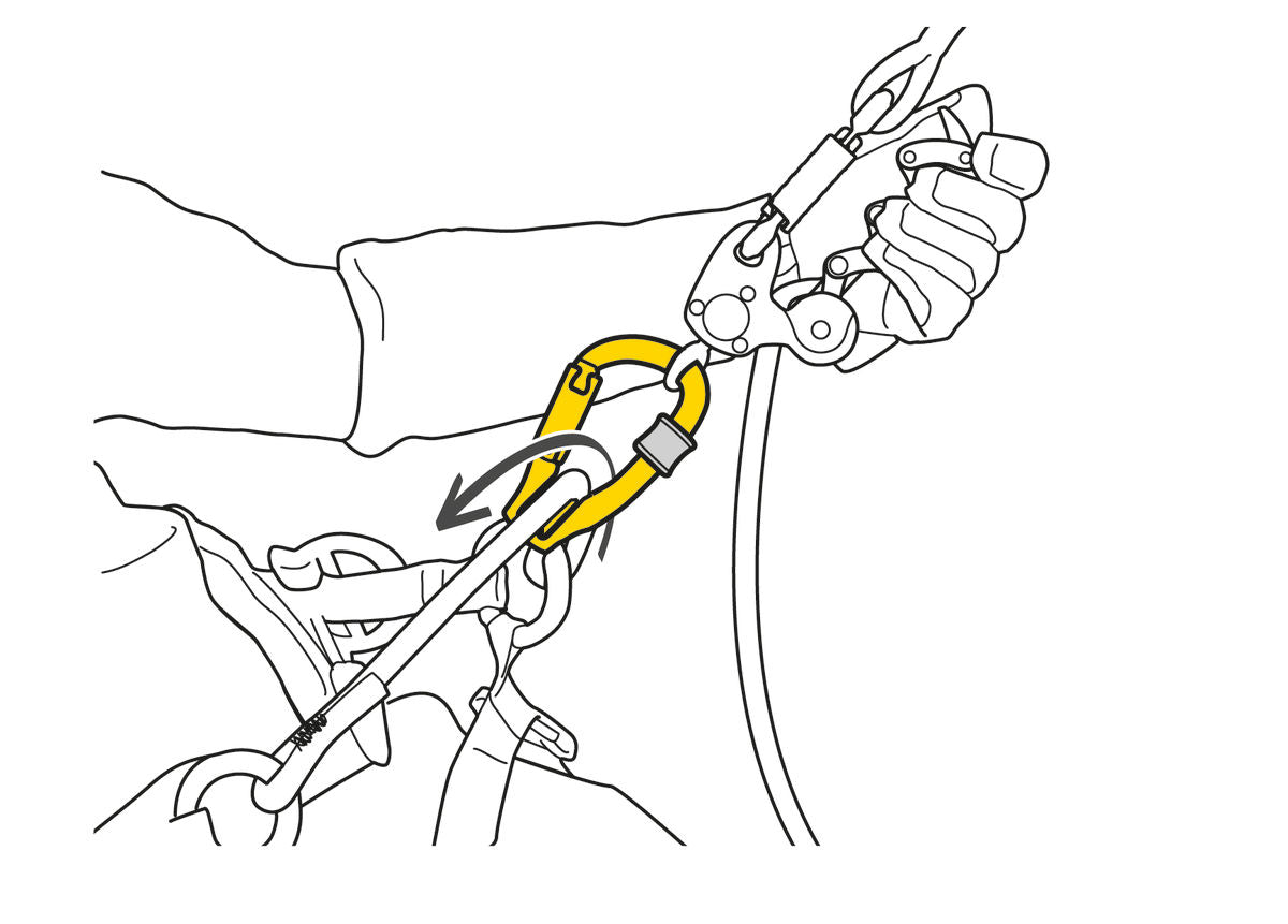 Petzl Rollclip Z Tri-Act Pulley Carabiner