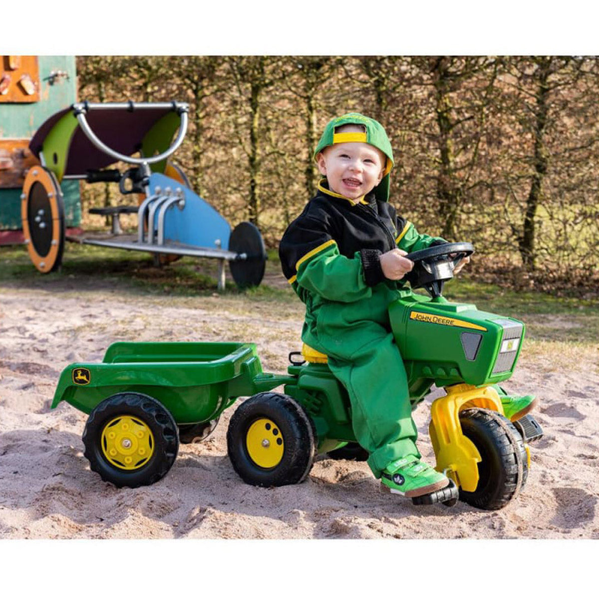 John deere tricycle with trailer online