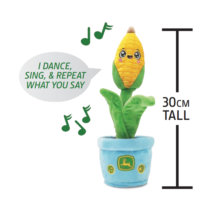 John Deere Kids Dancing & Singing Plush Corny Dancer - RDO Equipment