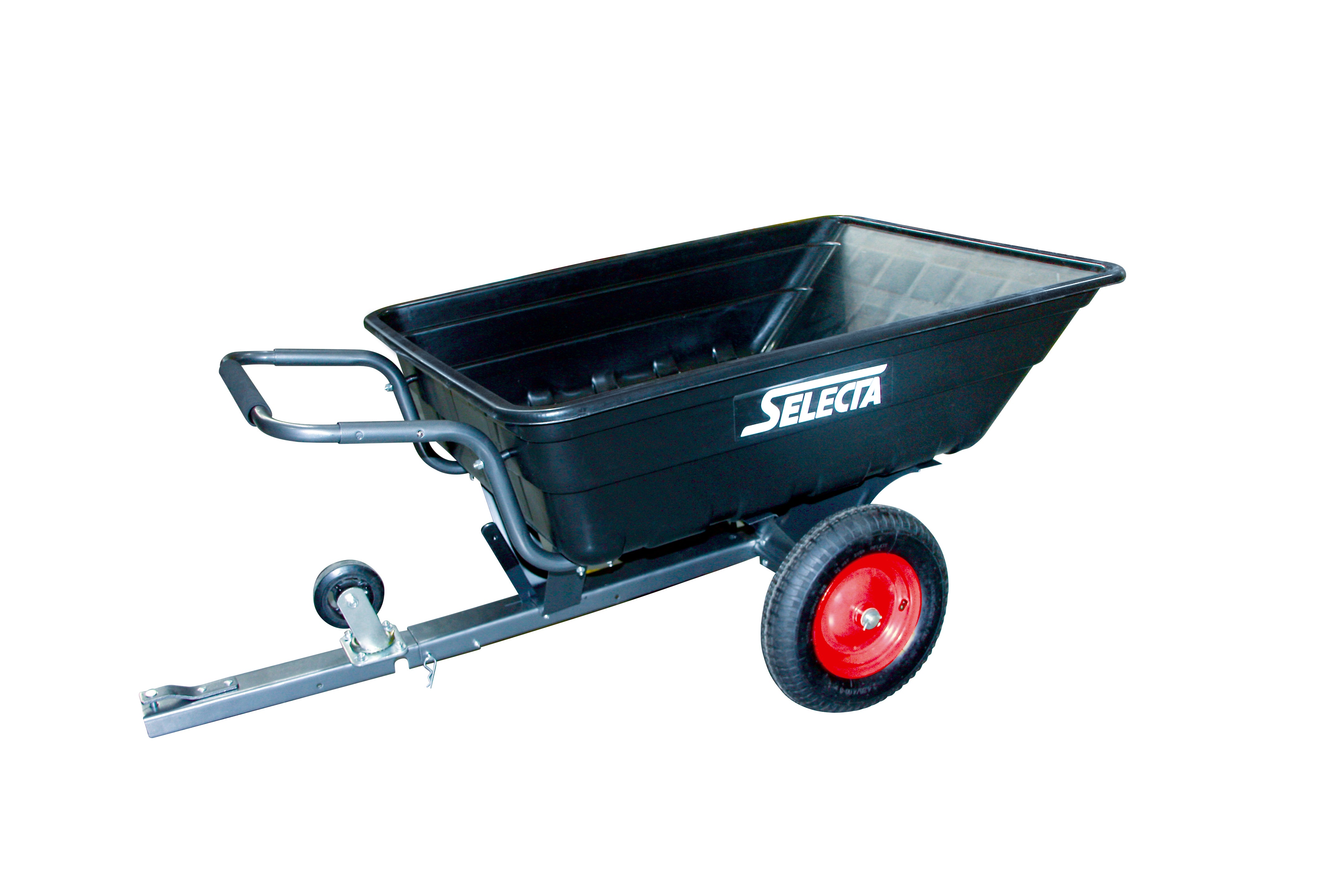 Silvan Selecta 235L Poly Tipper Cart Trailer for Ride-on Mowers - RDO Equipment