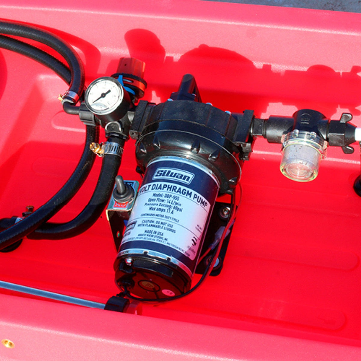 Silvan 200L Professional High-Flow Trukpak 12 Volt Sprayer with 15m Retractable Hose Reel