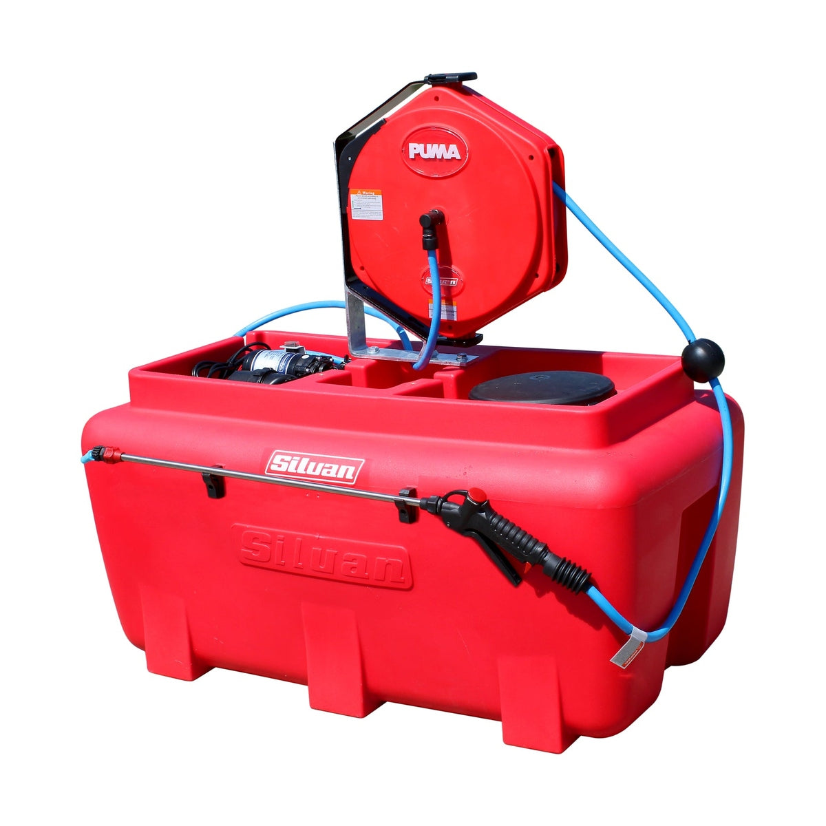 Silvan 200L Smoothflo Trukpak Sprayer with 15m Retractable Hose Reel