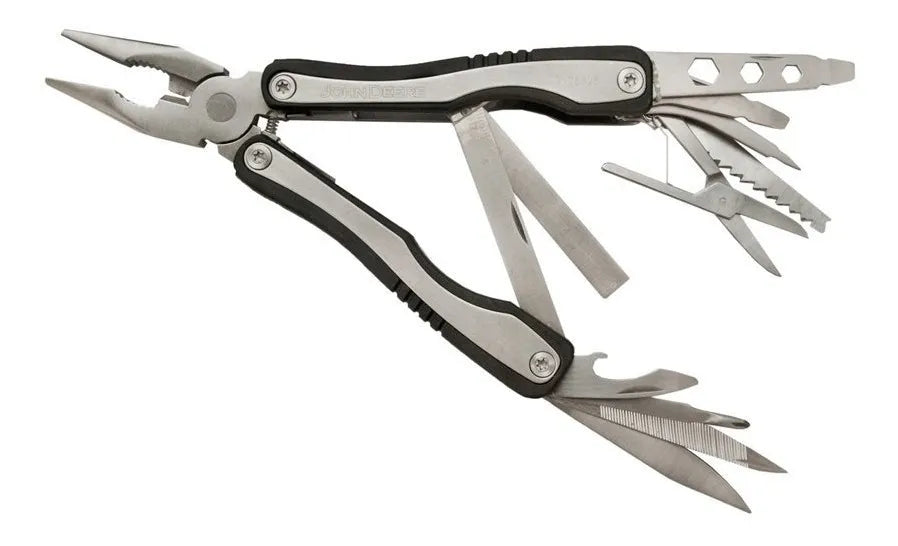 John Deere 12-in-1 Stainless Steel Multi-Tool Pliers