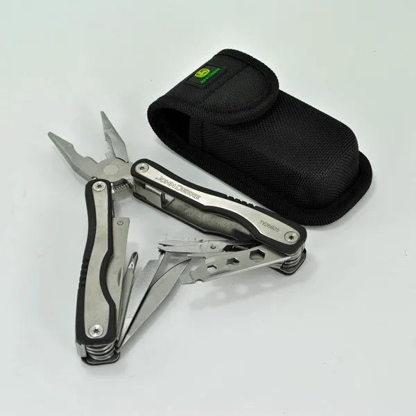 John Deere 12-in-1 Stainless Steel Multi-Tool Pliers