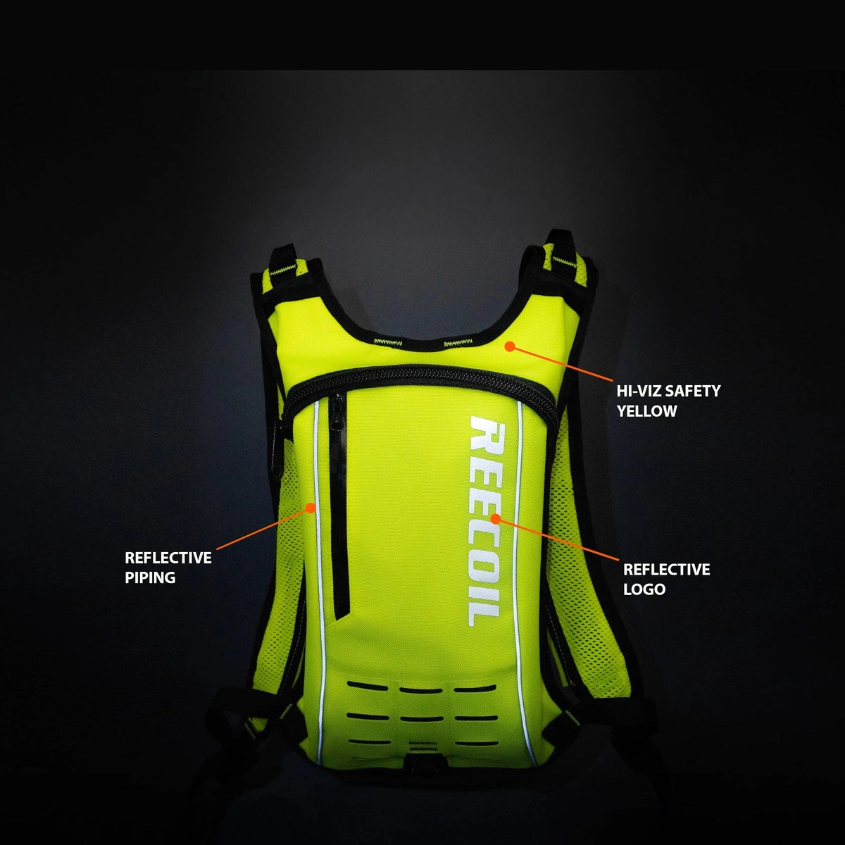 Reecoil Audax Gen2 Hi-Vis Yellow Arborist Hydration Harness