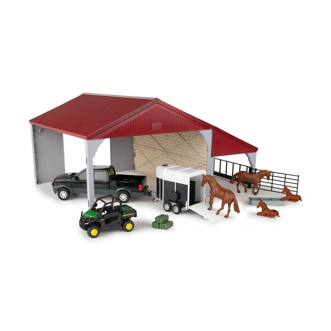 1:32 John Deere Weathered Barn Play Toy Set - RDO Equipment