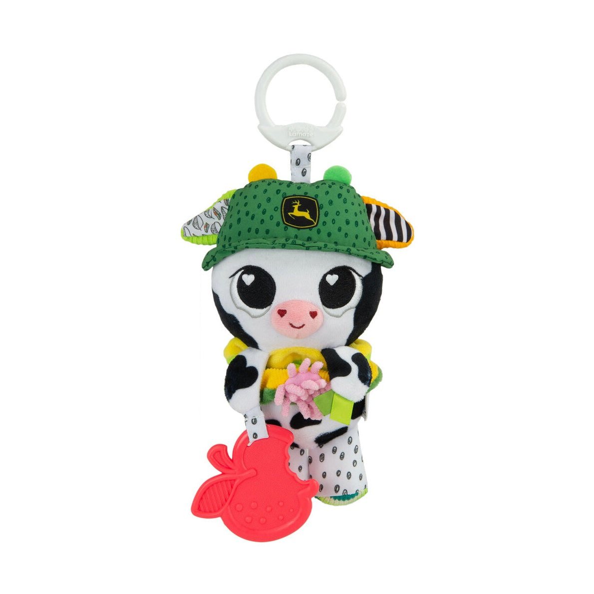John Deere Lamaze Bella The Cow Clip & Go Toy - RDO Equipment
