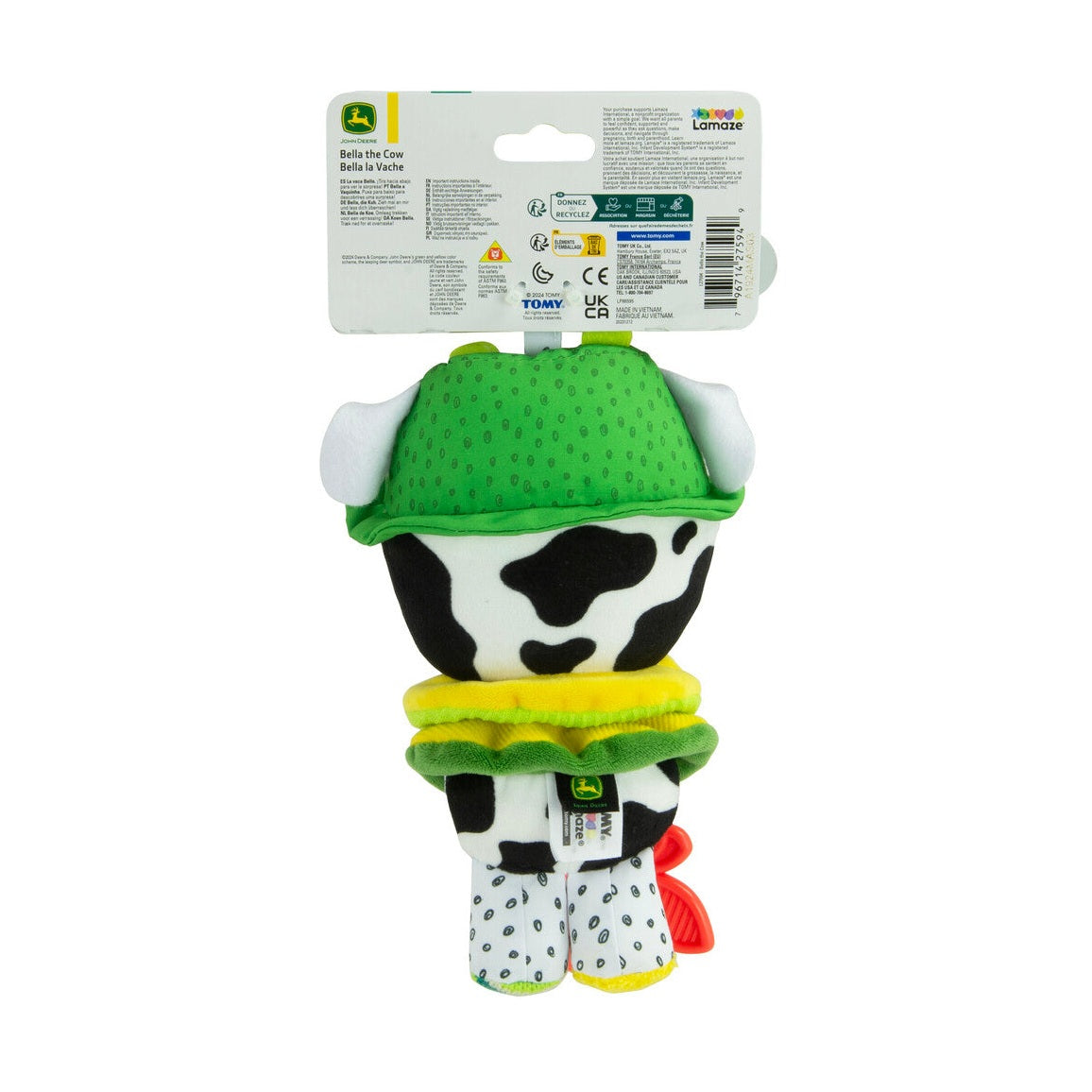 John Deere Lamaze Bella The Cow Clip & Go Toy - RDO Equipment