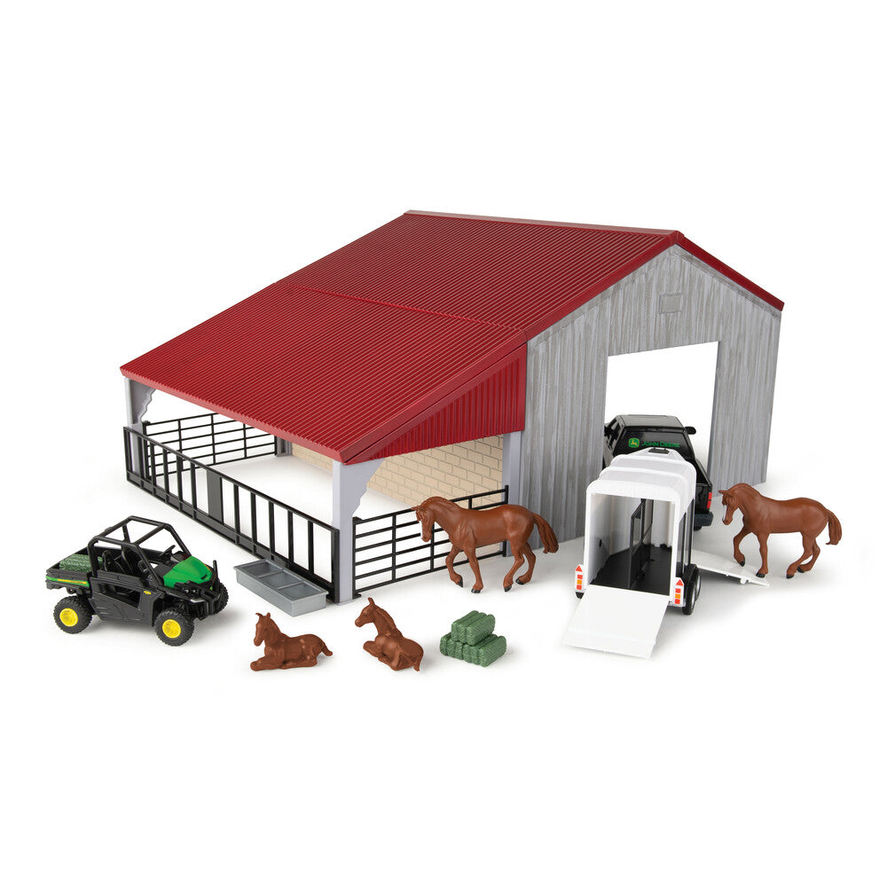 1:32 John Deere Weathered Barn Play Toy Set - RDO Equipment