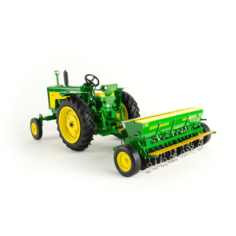 1:16 John Deere 730 Tractor With Grain Drill Prestige Collection Replica Toy - RDO Equipment