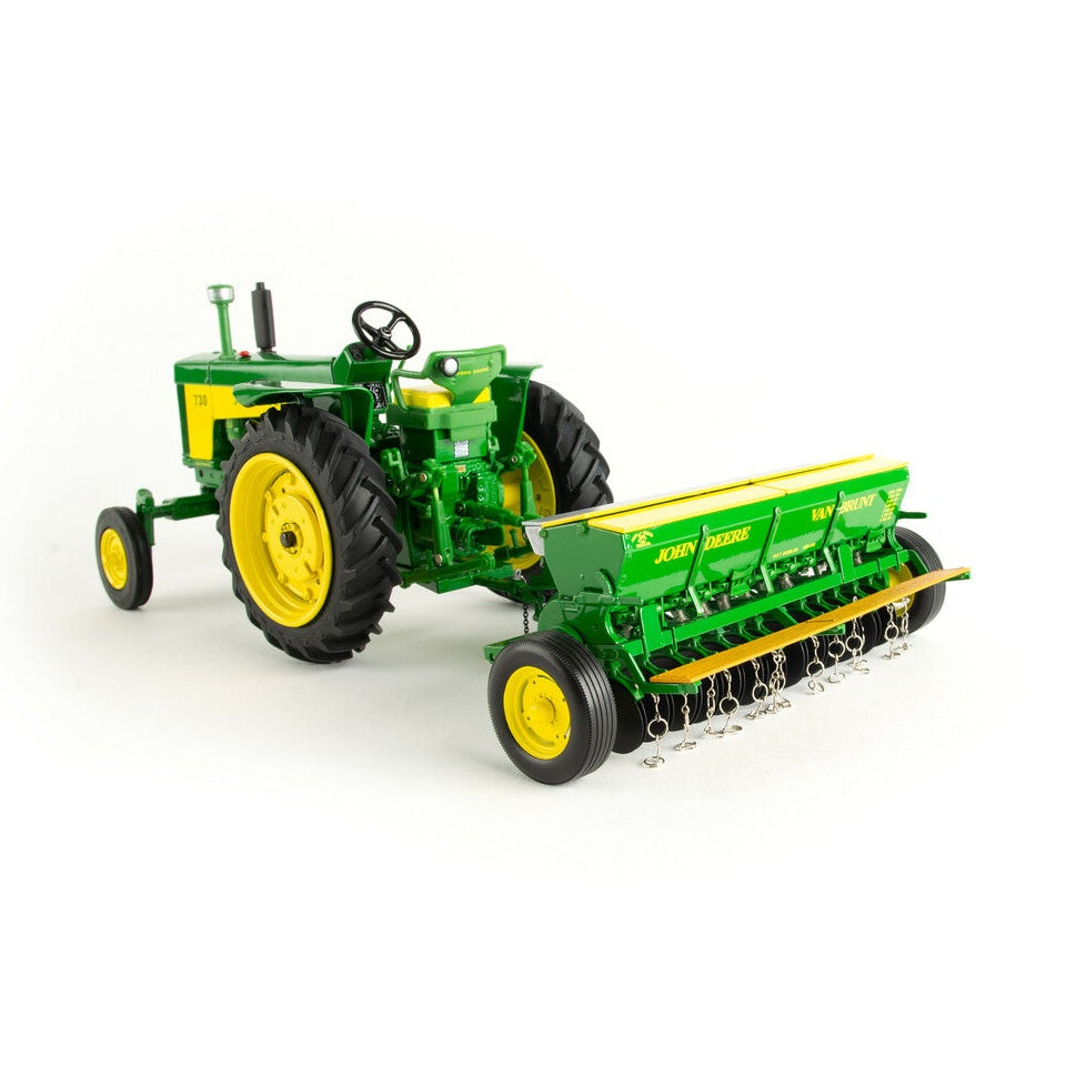 1:16 John Deere 730 Tractor With Grain Drill Prestige Collection Replica Toy - RDO Equipment