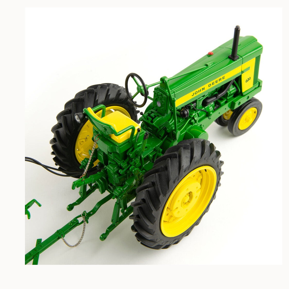 1:16 John Deere 620 Tractor With 555 Plough Precision Heritage Replica Toy - RDO Equipment