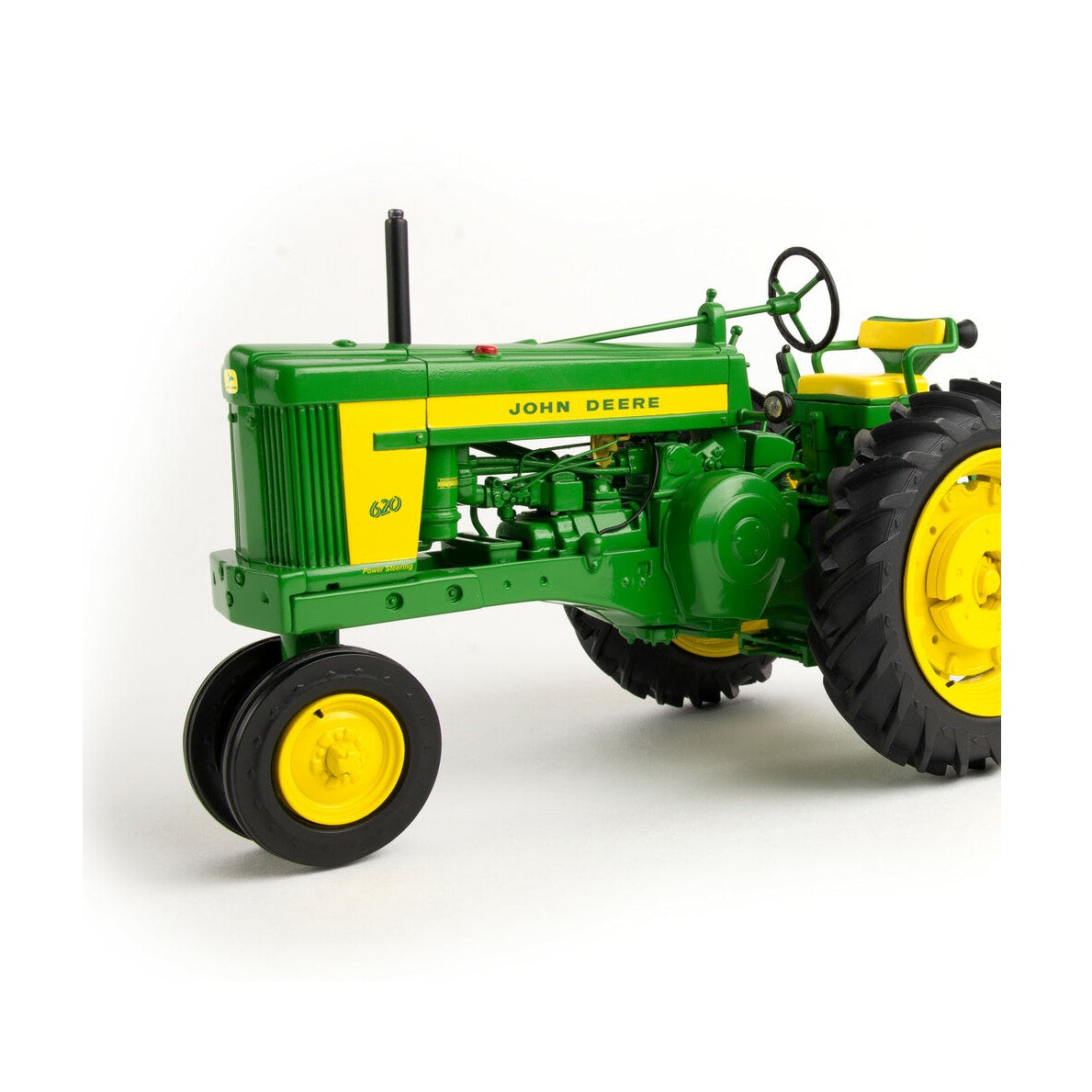 1:16 John Deere 620 Tractor With 555 Plough Precision Heritage Replica Toy - RDO Equipment