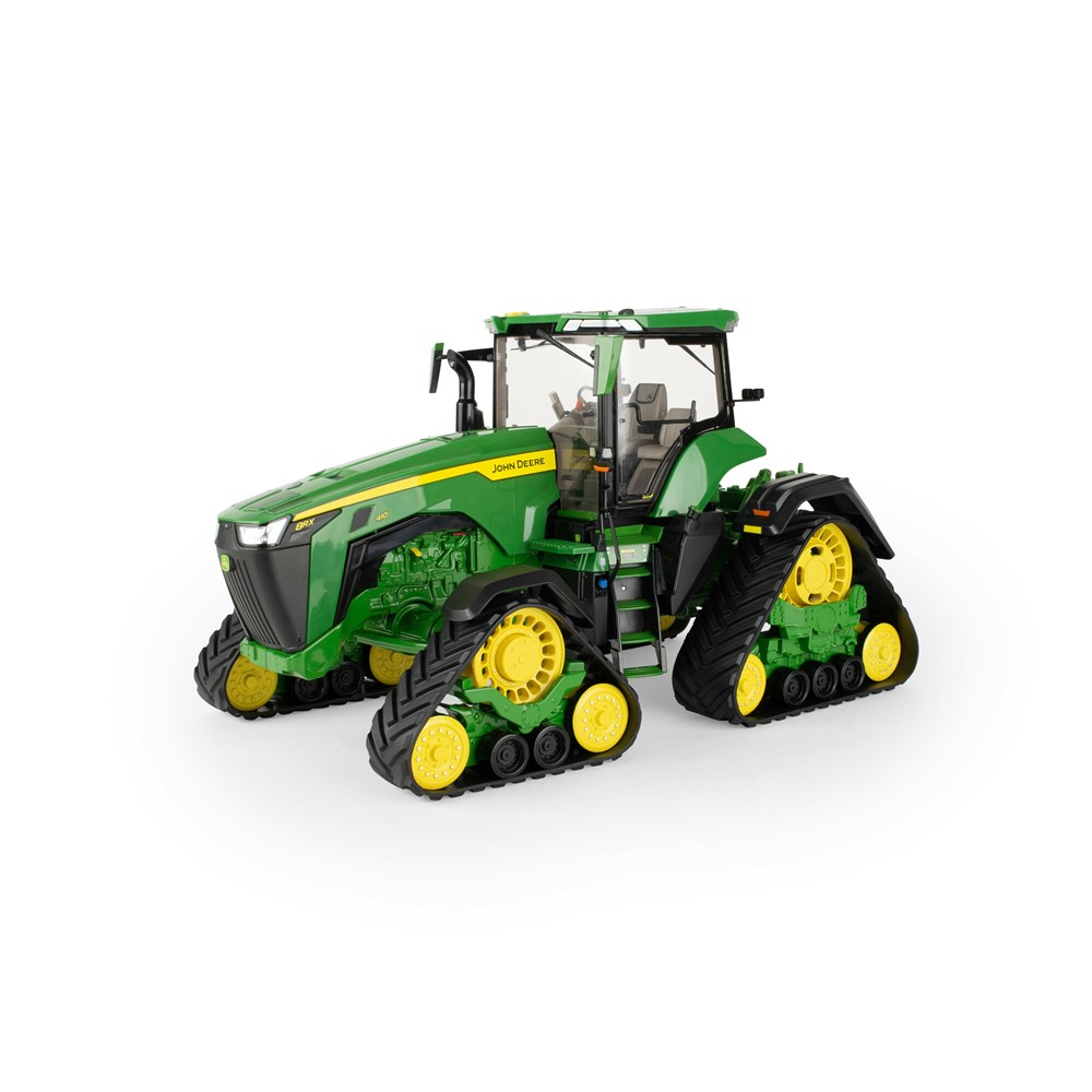 John Deere 8RX 410 1:16 scale model tractor with wide tracks