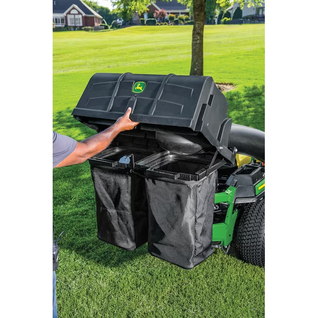 John Deere 2 Bag Material Collection System for Select 48inch Z300 ZTrak Mowers BUC11344 RDO Equipment