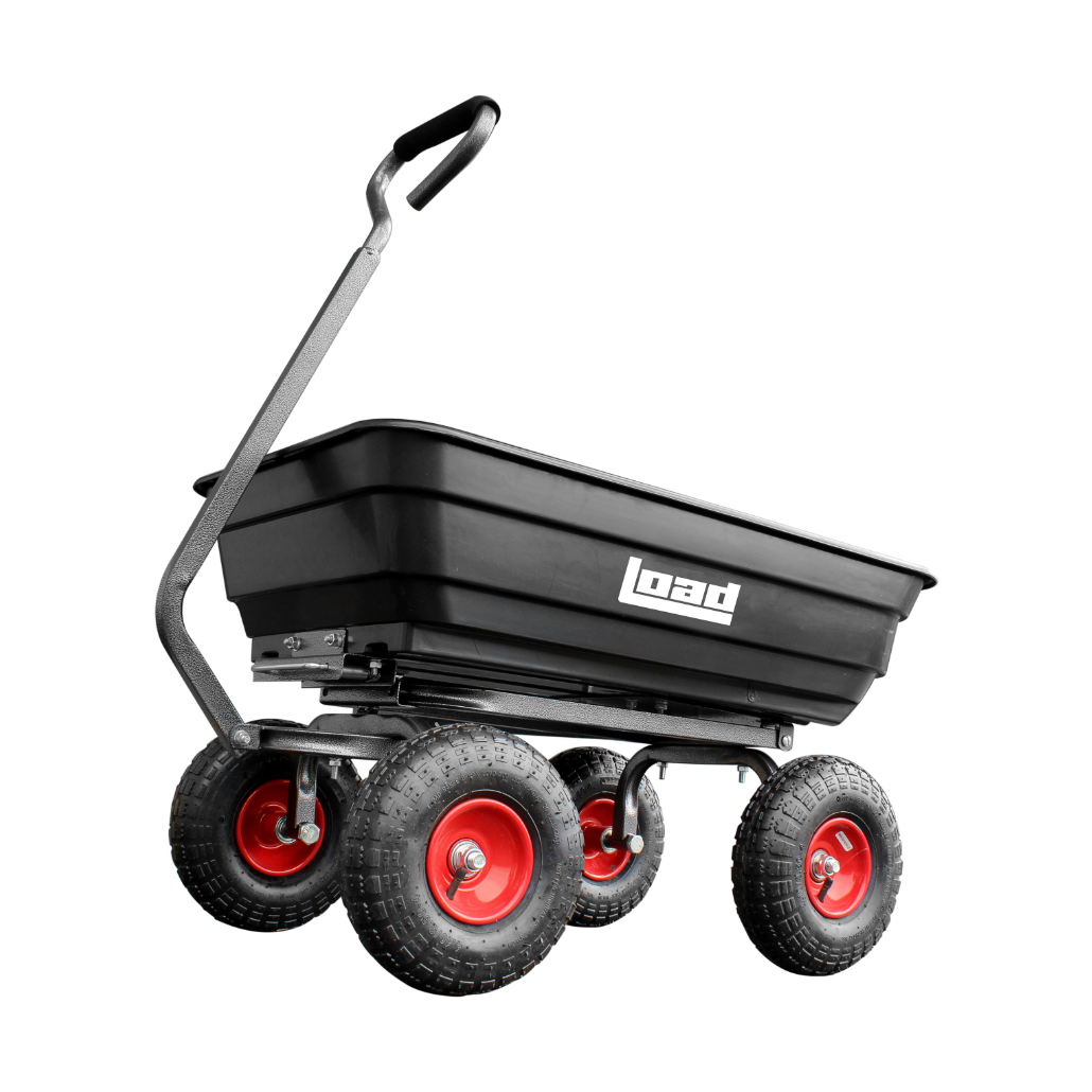 Silvan Load 67L Poly Tipper 4-Wheeled Pull Cart - RDO Equipment