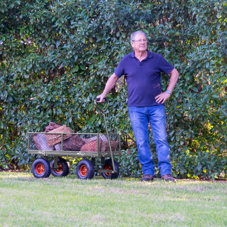 Silvan Load 105L Steel 4-Wheeled Pull Cart - RDO Equipment