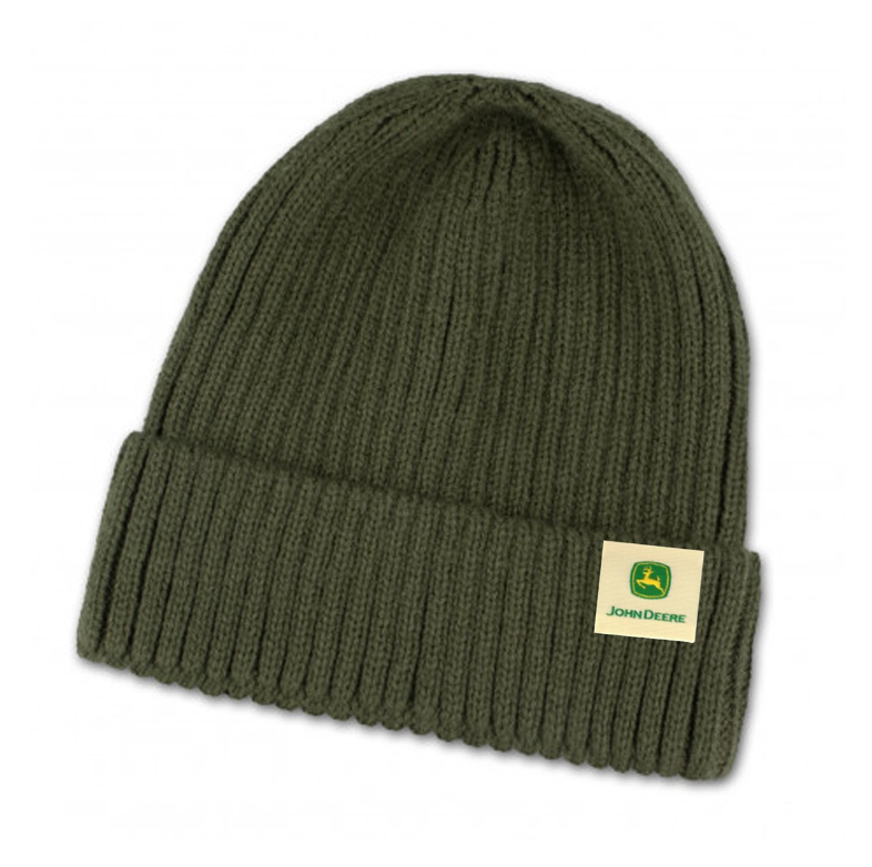 John Deere Cuffed Plush Beanie