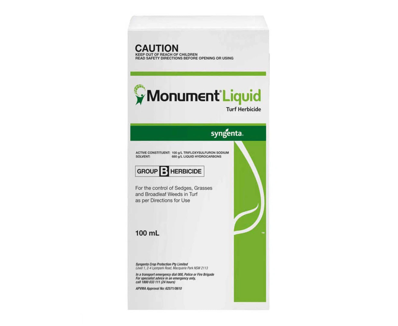 Syngenta Monument Liquid Turf Herbicide 100mL