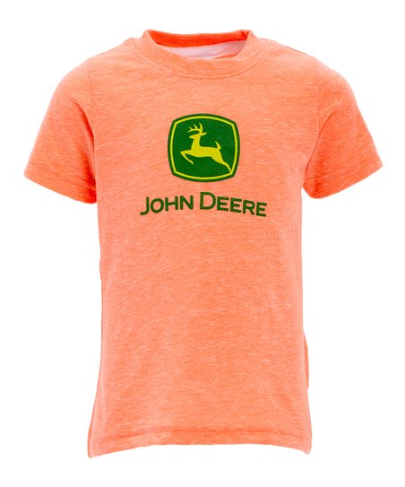 John Deere Youth Papaya Logo Tee - RDO Equipment